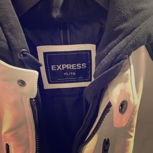 Express men’s leather jacket XL